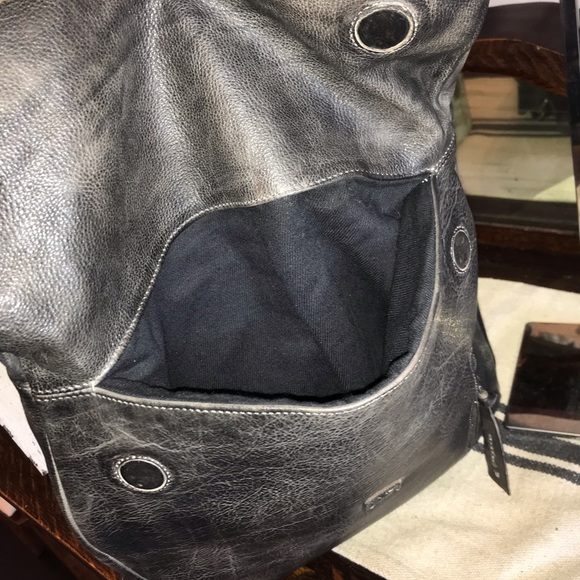 Bed Stu Howie Leather Backpack Black Grey Rustic Rustic Retail $365 - Picture 12 of 14